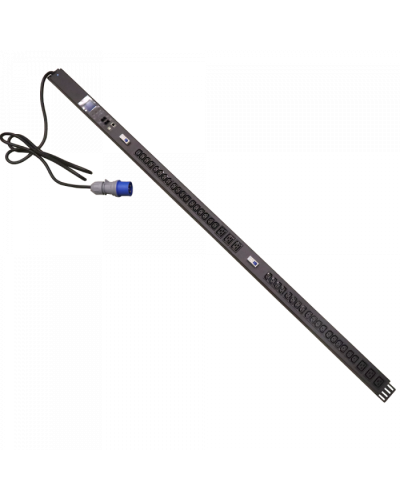 Блок розеток верт. 32A / 250V, 6xC19 + 36xC13, шнур 3.0 м, разъем IEC309 TWT (TWT-PDVMT1-6x36-32A) в Ногинске Блоки розеток Pintop.ru