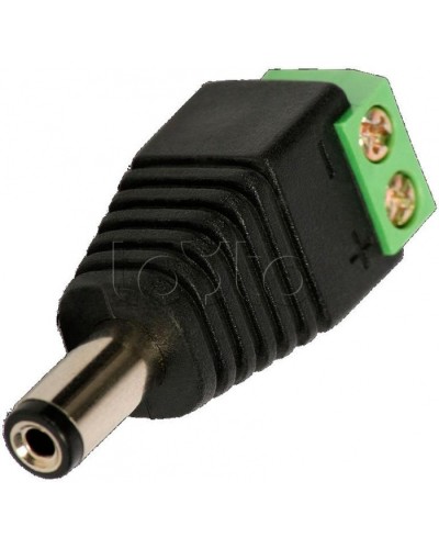 Разъем питания штекер 2.1х5.5 с быстрозажимной колодкой (50шт/уп) REXANT (14-0314-2) в Ногинске Коннекторы Pintop.ru