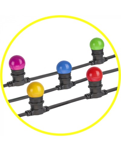 Гирлянда Navigator 93 662 NGF-001-02 (белтлайт 40 10м Е27 черный) в Ногинске Источники света(Лампы) Pintop.ru