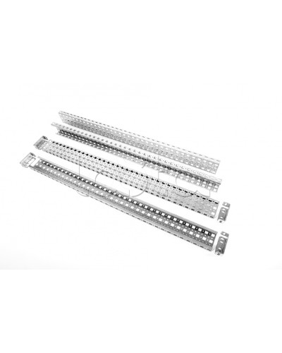 Шина монтажная 23х73 с держателем для шкафов EMS высота/ширина/глубина 400 мм Elbox EMS-RM-73.23.400 в Ногинске Аксессуары для стоек и шкафов Pintop.ru