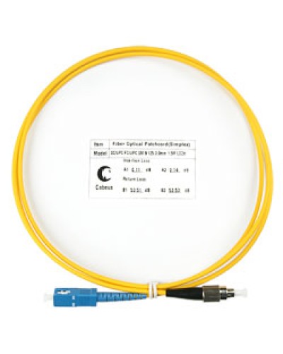 Шнур оптический simplex SC-FC 9/125 SM 1.5 м LSZH в Ногинске Патч-корды оптические Pintop.ru