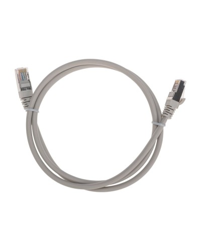 Патч-корд F/UTP, CAT 5e, RJ45-RJ45, 26AWG, LSZH, серый, 1м REXANT 02-0110-1 в Ногинске Патчкорды (медные) Pintop.ru