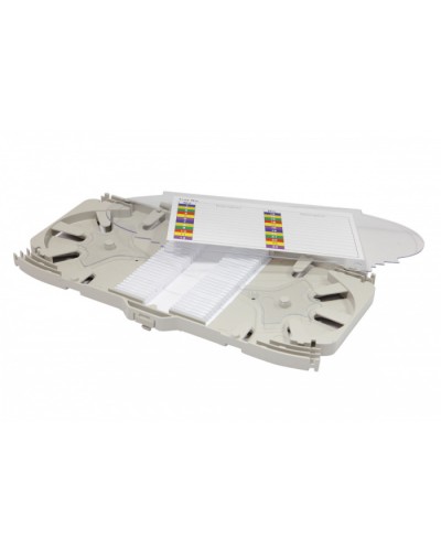 Сплайс-кассета на 24 (48) соединения, пластик Eurolan 33B-03-24GY в Ногинске Кроссы оптические Pintop.ru