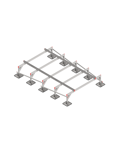 Опорная конструкция для установки оборудования TECHNORAPTOR STEELFOOT 2000х3000 тип 2 КМ-профиль (KM-TR-STF-SSEI-2000-3000-2) в Ногинске Системы видеонаблюдения Pintop.ru