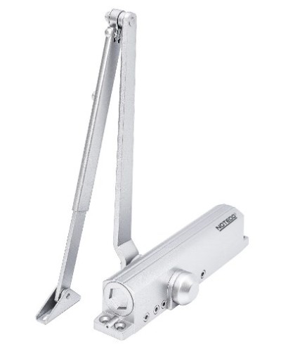 Доводчик NOTEDO DC-030-130 EN2-5, с рычажной тягой, DA+BC, (белый) в Ногинске Доводчики Pintop.ru