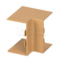 Угол внутренний (40х25) (4 шт) темное дерево EKF-Plast (ibd-40-25x4)