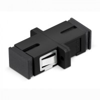 Проходной соединитель SC-SC, MM(для многомодового кабеля), simplex черный Cabeus (SC-SC-MM-BK)