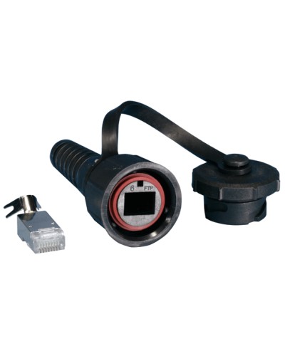 Разъем промышленный RJ-45 Hyperline (PLUG-IE-8P8C-PV-C6-SH) в Ногинске Коннекторы Pintop.ru