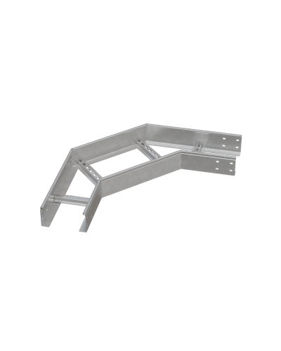 Угол лестничный горизонтальный 90 гр. 100х200х1,5 мм INOX304 N КМ-Профиль (LGL90-100-200-1.5 INOX304 N) в Ногинске Аксессуары для лотков Pintop.ru