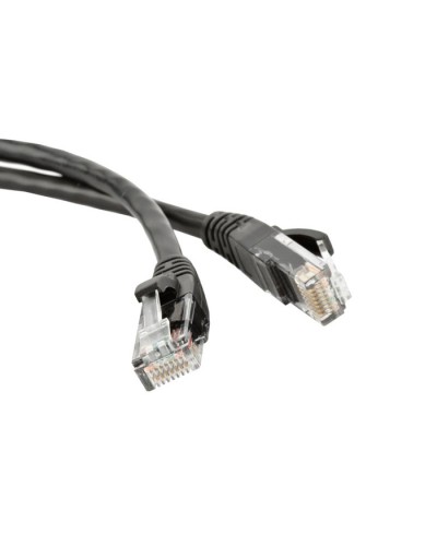 Патч-корд RJ45 - RJ45, 4 пары, UTP, категория 5е, 0.5 м, черный, LSZH LANMASTER LAN-PC45/U5E-0.5-BK в Ногинске Патчкорды (медные) Pintop.ru