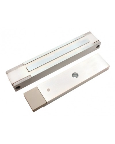 Электромагнитный замок с датчиком состояния двери ALeko ALM-400P (12В серый) в Ногинске Электромагнитные замки Pintop.ru