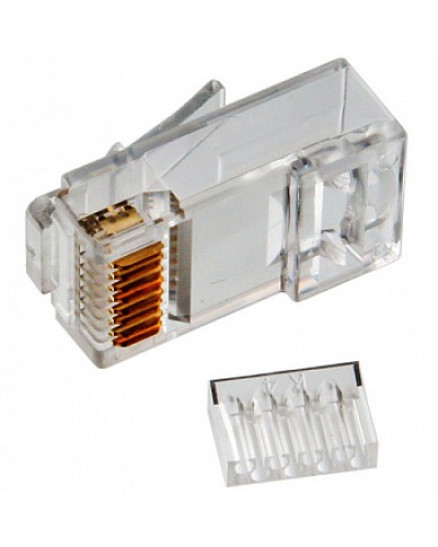 Коннектор RJ45 UTP 8P8C TWT (TWT-PL45-8P8C-V) в Ногинске Коннекторы и разъемы Pintop.ru