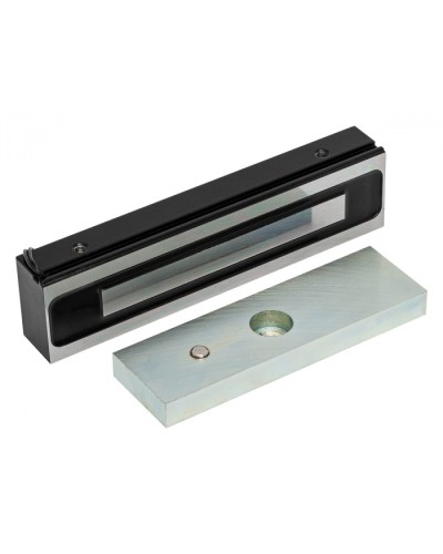 Электромагнитный замок AccordTec ML-200K-3 Premium Black с уголком в Ногинске Электромагнитные замки Pintop.ru