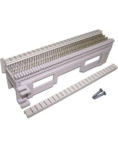 Панель кроссовая 66 типа, 50 пар, настенная, LANMASTER, с установочной площадкой LANMASTER LAN-WS66-50FT в Ногинске Кроссы оптические Pintop.ru