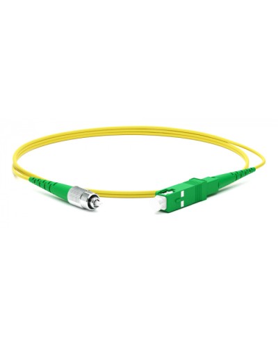 Патч-корд волоконно-оптический Hyperline FC-S2-9-SC/AR-SC/AR-H-10M-LSZH-YL в Ногинске Патч-корды оптические Pintop.ru