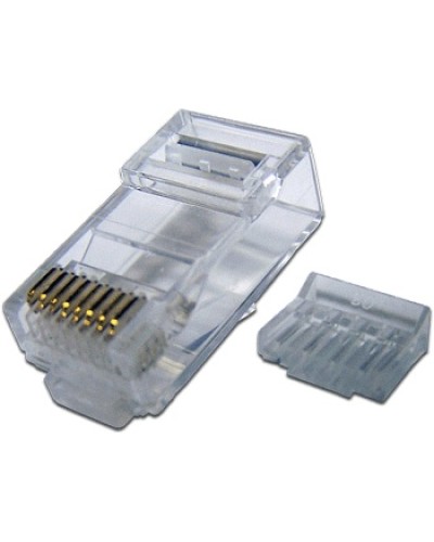 Коннектор RJ45 UTP 8P8C, cat.6, со вставкой TWT TWT-PL45-8P8C-6V в Ногинске Коннекторы Pintop.ru