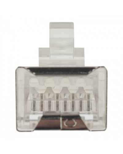 Коннектор (вилка) FTP кат.6 8P8C универсальная, 15U, 3 зубца, упак 100 шт Datarex DR-3005 в Ногинске Коннекторы Pintop.ru