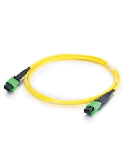 Патч-корд волоконно-оптический Hyperline FHD-MC3-9-MPOM12/AS-MPOM12/AS-B-30M-LSZH-YL в Ногинске Патч-корды и пигтейлы Pintop.ru