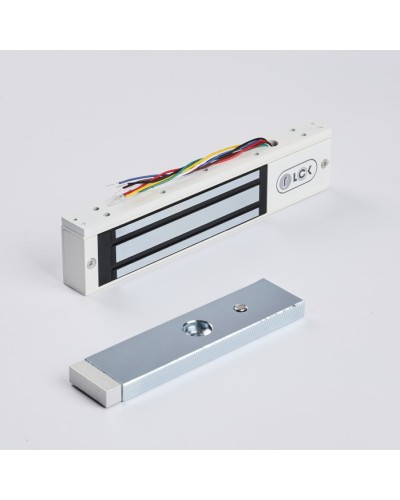 R-Lock RL-EM180-0SW - Электромагнитный замкок, 180кг, DC12/24B, цвет белый, RAL9016(белый), два датчика втроены в корпус замка: датчик Холла и магнито-контактный датчик в Ногинске Электромагнитные замки Pintop.ru