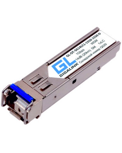 Модуль SFP Gigalink GL-OT-SG14LC1-1310-1550-I-D в Ногинске Модули SFP/XFP/GBIC Pintop.ru