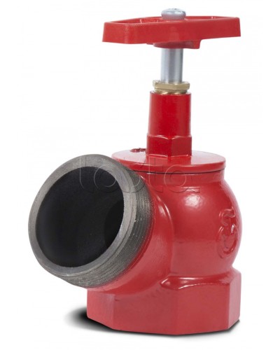 Угловой клапан пожарного крана ПОЖТЕХНИКА Клапан чугунный угловой пожарный ПК50 (вн/нар) в Ногинске Обратные клапаны Pintop.ru