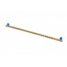 Шина заземления 19" (500 мм), 20 точек, 5 × 15 мм Eurolan 60A-14-11GR