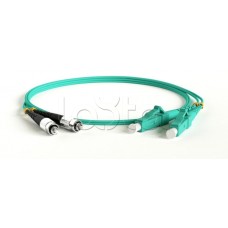 Патч-корд волоконно-оптический Hyperline FC-D2-503-FC/PR-FC/PR-H-10M-LSZH-AQ