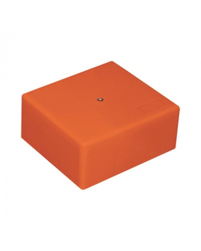 MB75 Коробка огн. E-110,о/п 75х75х40, с гладкими стенками,без галогена, заземление, IP41, 5P, (1,5-6мм2), цвет оранж в Ногинске Распределительные коробки Pintop.ru