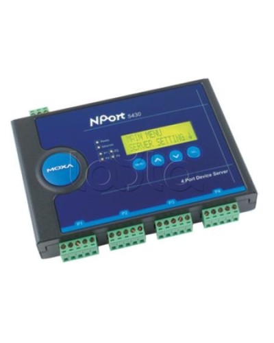 Сервер 4-портовый RS-422/485 в Ethernet Moxa NPort 5430 в Ногинске Дополнительное оборудование для ОПС Pintop.ru