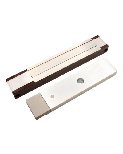 Электромагнитный замок с датчиком состояния двери ALeko ALM-300P (24В коричневый) в Ногинске Электромагнитные замки Pintop.ru