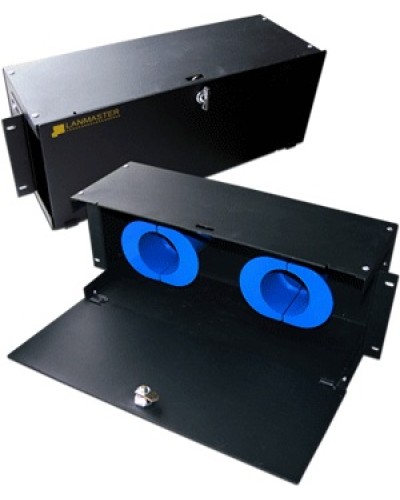 Органайзер для оптического кабеля 19, 4U LANMASTER LAN-ORG/FO-4U в Ногинске Кабельные органайзеры Pintop.ru