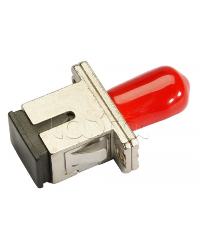 Соединитель проходной ST-SC, MM(для многомодового кабеля), simplex Cabeus ST-SC-MM в Ногинске Проходные адаптеры и розетки оптические Pintop.ru