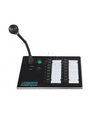 Консоль микрофонная DSPPA PAVA-8008 в Ногинске Система оповещения и трансляции Dsppa Pintop.ru