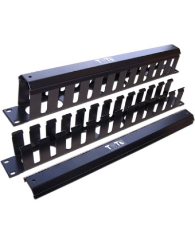 Органайзер кабельный 19 1U c крышкой TWT TWT-ORG/CV-1U в Ногинске Кабельные органайзеры Pintop.ru