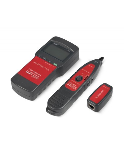 Тестер для витой пары c LCD дисплеем и тон-генератором Cabeus (CT-LCD-RJ45-SCAN) в Ногинске Тестеры для систем видеонаблюдения Pintop.ru