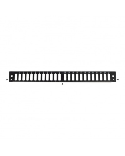 Панель лицевая для выдвижной оптич. полки, 24 SC Duplex/24 LC Quadra, черный Datarex DR-546145 в Ногинске Патч-панели Pintop.ru