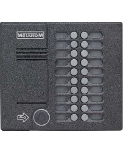 Блок вызова домофона антивандальный Метаком MK20.2-RFEVN в Ногинске Блоки вызова многоабонентные Pintop.ru