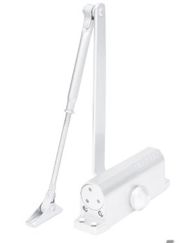 Доводчик NOTEDO DC-090-НО EN4 с ФОП (белый) в Ногинске Доводчики Pintop.ru