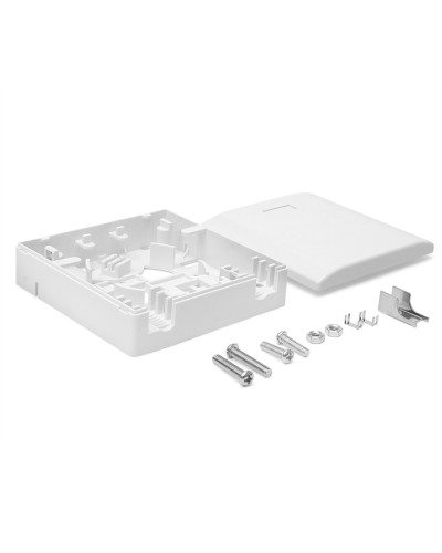 Коробка настенная на 1 адаптер SC LANMASTER LAN-SBF1-WH в Ногинске Патч-панели Pintop.ru