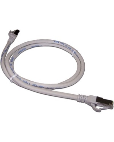 Патч-корд RJ45 - RJ45, 4 пары, FTP, категория 6A, 5 м, серый LANMASTER LAN6A-S45-45-5.0-GY в Ногинске Патчкорды (медные) Pintop.ru