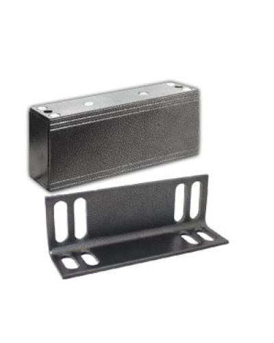 Замок электромагнитный Олевс М1-500 с уголком серебряный антик в Ногинске Электромагнитные замки Pintop.ru