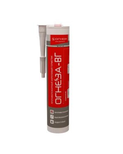 Герметик акриловый противопожарный Огнеза ОГНЕЗА-ВГ, туба 310 мл., цвет белый в Ногинске Дополнительное оборудование пожаротушения Pintop.ru