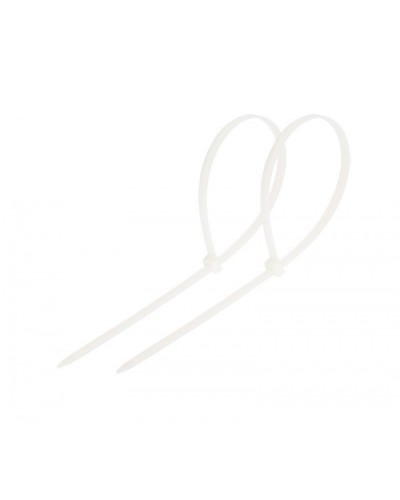 Стяжка нейлоновая неоткрывающаяся, безгалогенная (halogen free) 200x3.6мм, белая (100 шт) в Ногинске Стяжки-хомуты Pintop.ru