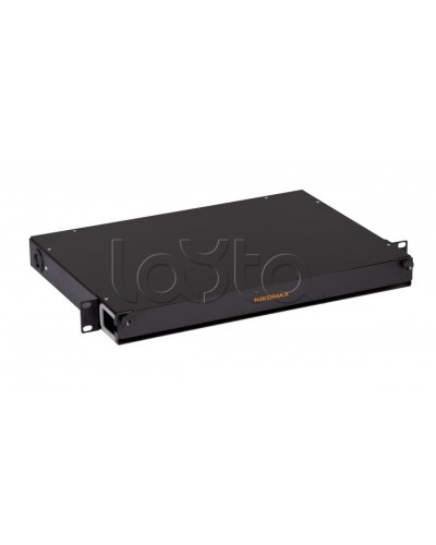 Органайзер оптический 19, 1U NIKOMAX NMC-OKFP-SL-1U-BK в Ногинске Кабельные органайзеры Pintop.ru