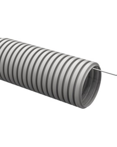 ELASTA Труба гофр. ПВХ d=25мм с зондом (10м) IEK (CTG20-25-K41-010I) в Ногинске Труба гофрированная Pintop.ru