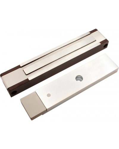 Электромагнитный замок с датчиком состояния двери ALeko ALM-400P (12В коричневый) в Ногинске Электромагнитные замки Pintop.ru