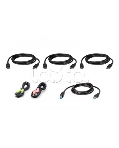 Комплект KVM-кабелей USB DisplayPort Triple Display (1.8м) ATEN 2L-7D02UDPX6 в Ногинске Видеоусилители, Модуляторы, Делители Pintop.ru