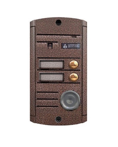 Видеопанель вызывная накладная цветная на 2 абонента с TM-считывателем Activision AVP-452 ТМ (PAL, медь) в Ногинске Вызывные видеопанели малоабонентные Pintop.ru