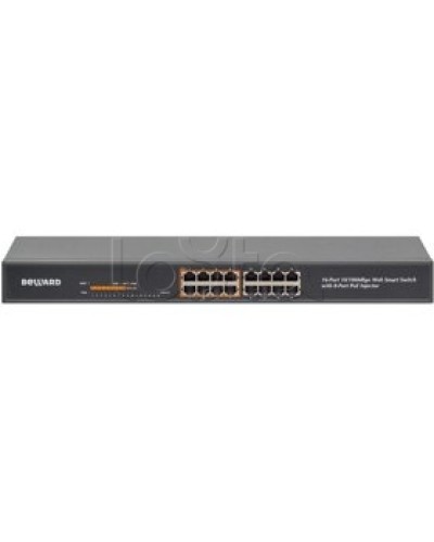 Коммутатор PoE 16-портовый Beward STW-16P8 в Ногинске Коммутаторы Pintop.ru