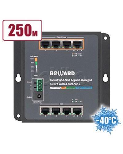 Коммутатор с PoE Beward STWP-08HP4 в Ногинске Коммутаторы Pintop.ru